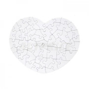 Пазл-сердце с фото, 20х20 см.